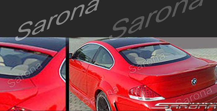 Custom BMW 6 Series Roof Wing  Coupe (2004 - 2011) - $279.00 (Manufacturer Sarona, Part #BM-014-RW)